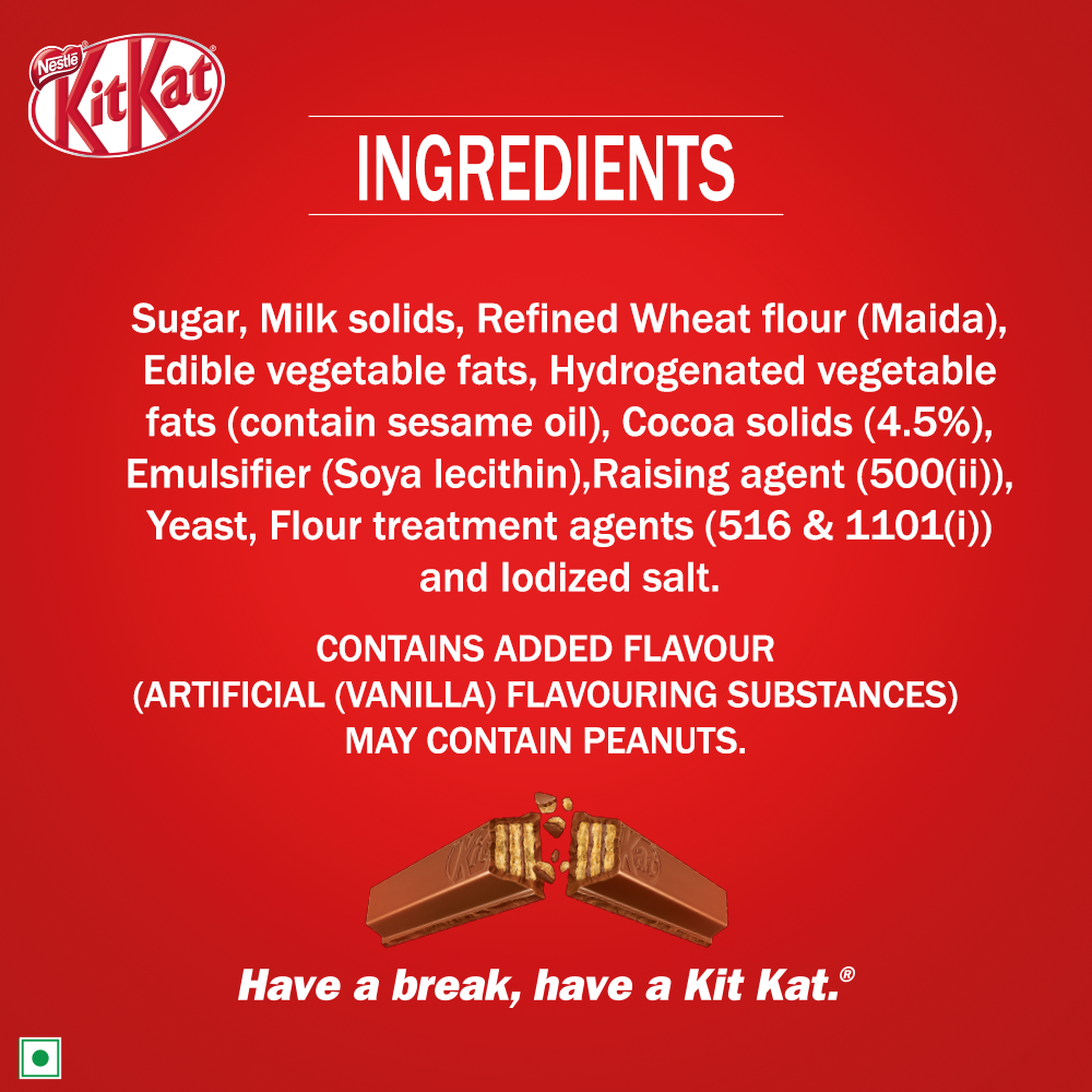 Nestle Kitkat 3 Finger, 27.5 gm Price, Uses, Side Effects, Composition