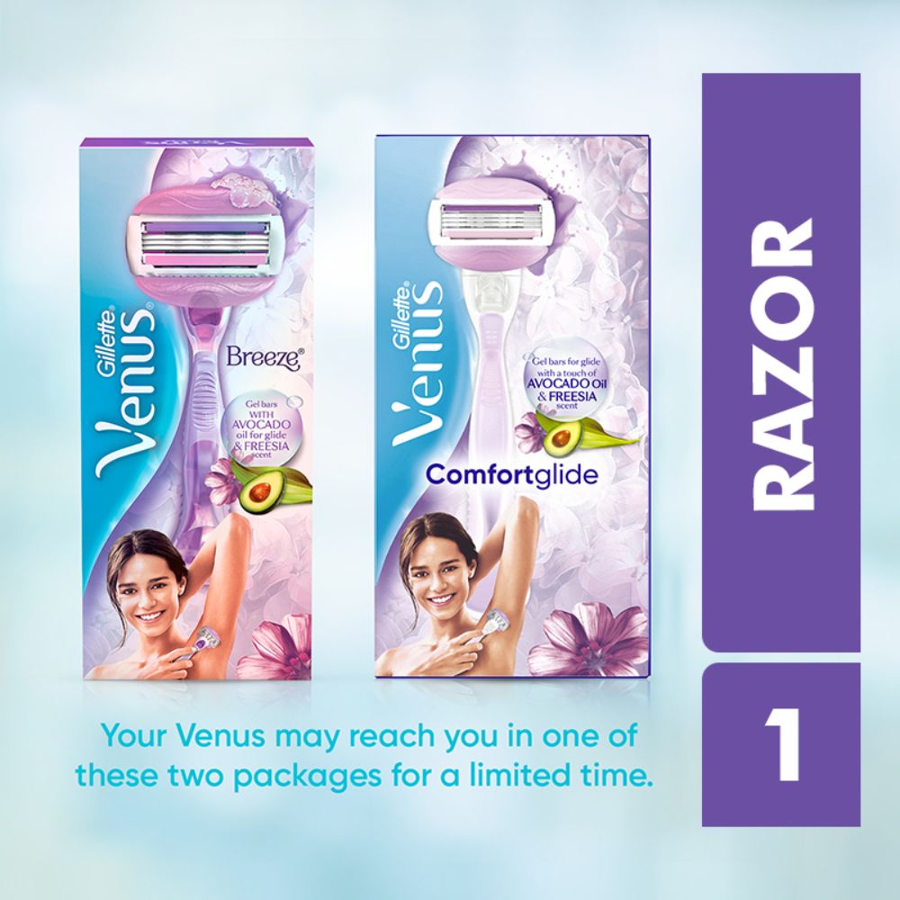 Gillette Venus Comfortglide Hair Removal Razor for Women, 1 Count Price
