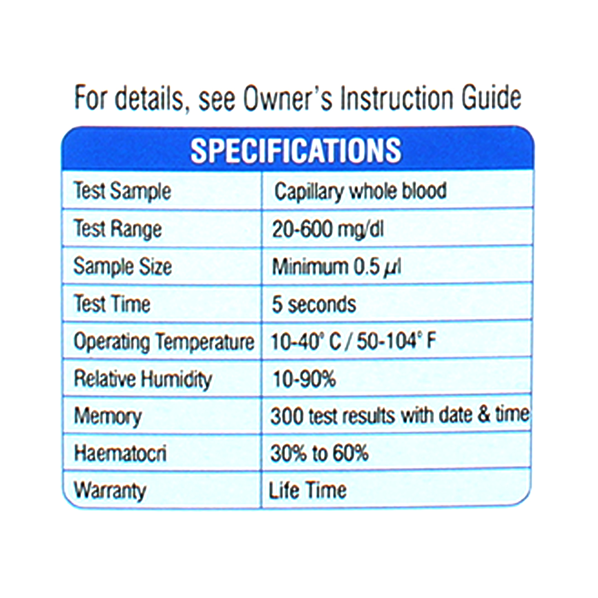 Apollo Pharmacy Blood Glucose Monitoring System APG01 with 25 Test