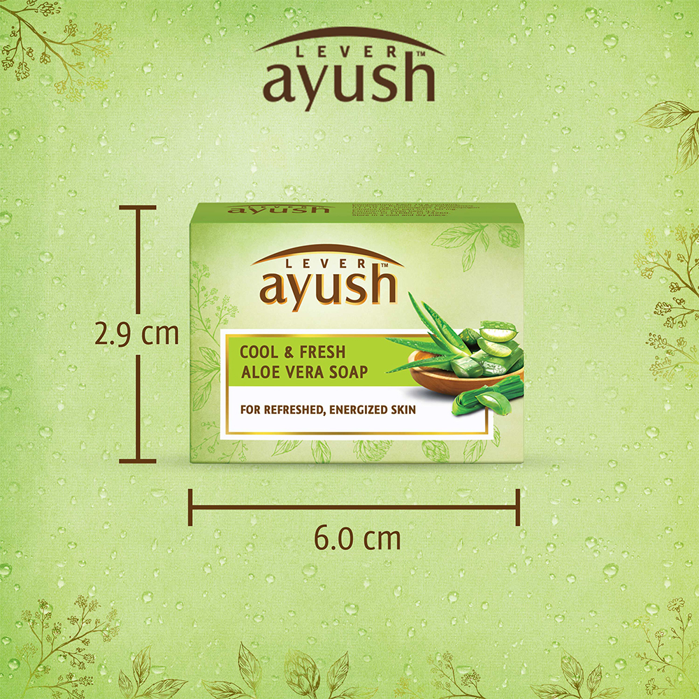 Lever Ayush Cool & Fresh Aloe Vera Soap, 100 gm Price, Uses, Side