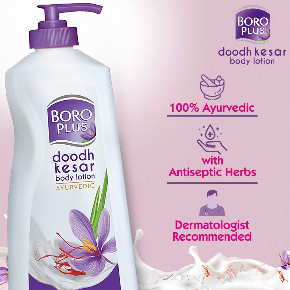 BoroPlus Doodh Kesar Body Lotion, 400 ml Price, Uses, Side Effects, Composition Apollo Pharmacy