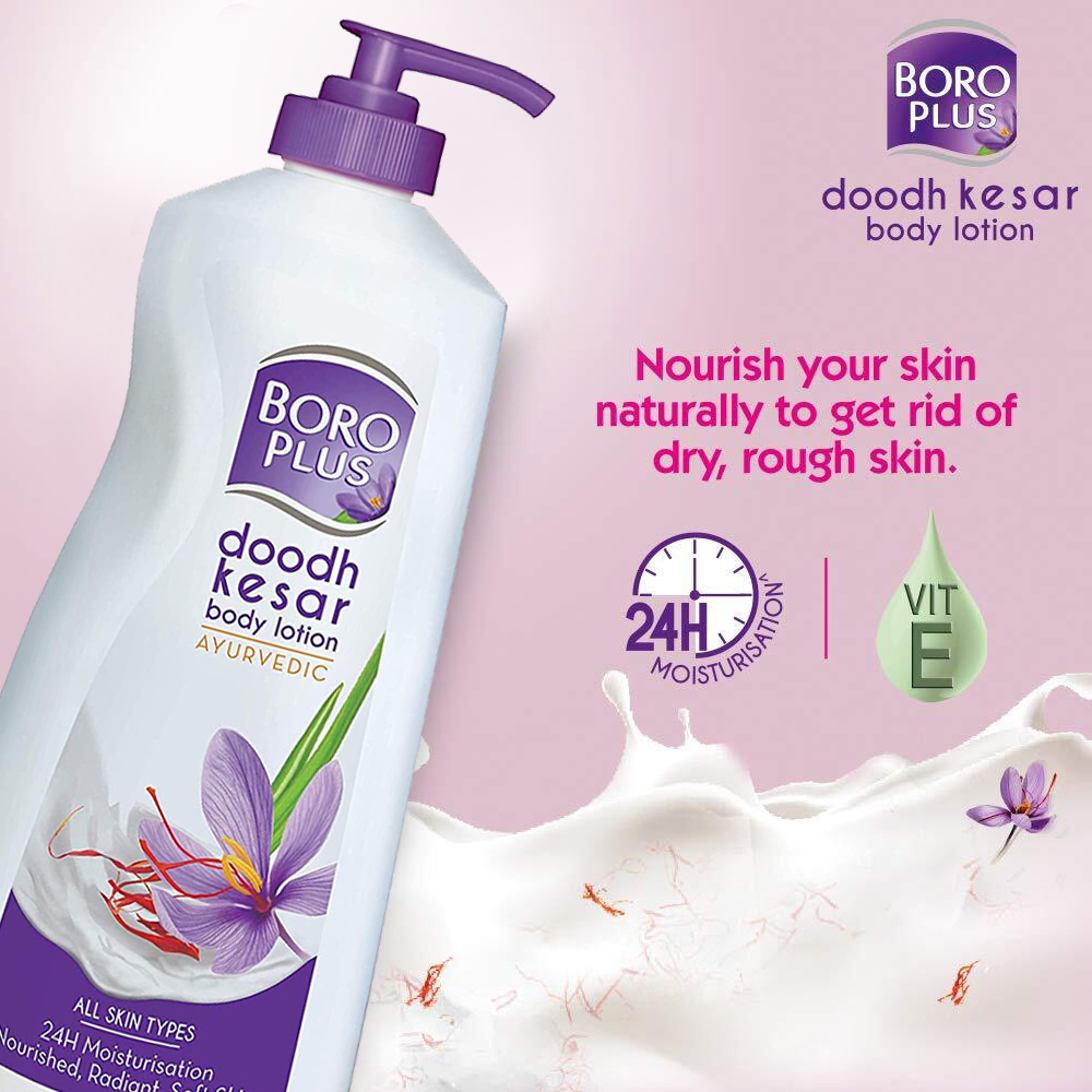 BoroPlus Doodh Kesar Body Lotion, 400 ml Price, Uses, Side Effects