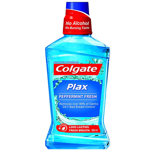 Colgate Plax Peppermint Fresh Mouthwash, 500 ml Price, Uses, Side