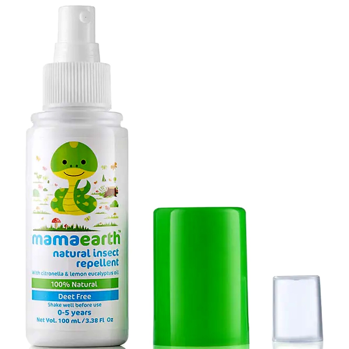 Mamaearth Natural Mosquito Repellent with Citronella & Lemongrass Oil 