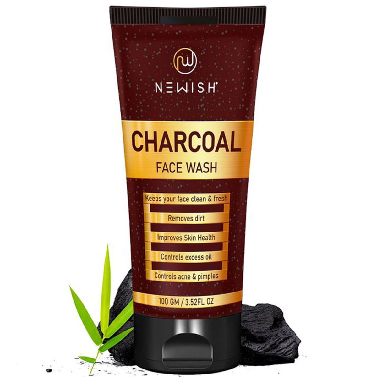 Newish Charcoal Face Wash, 100 gm Price, Uses, Side Effects