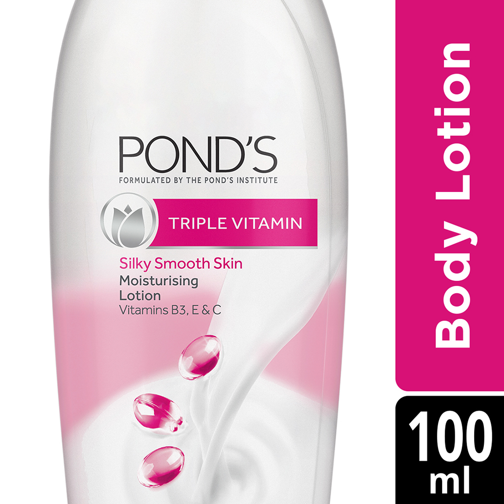 Ponds Triple Vitamin Moisturising Body Lotion 100 ml Price, Uses, Side Effects, Composition