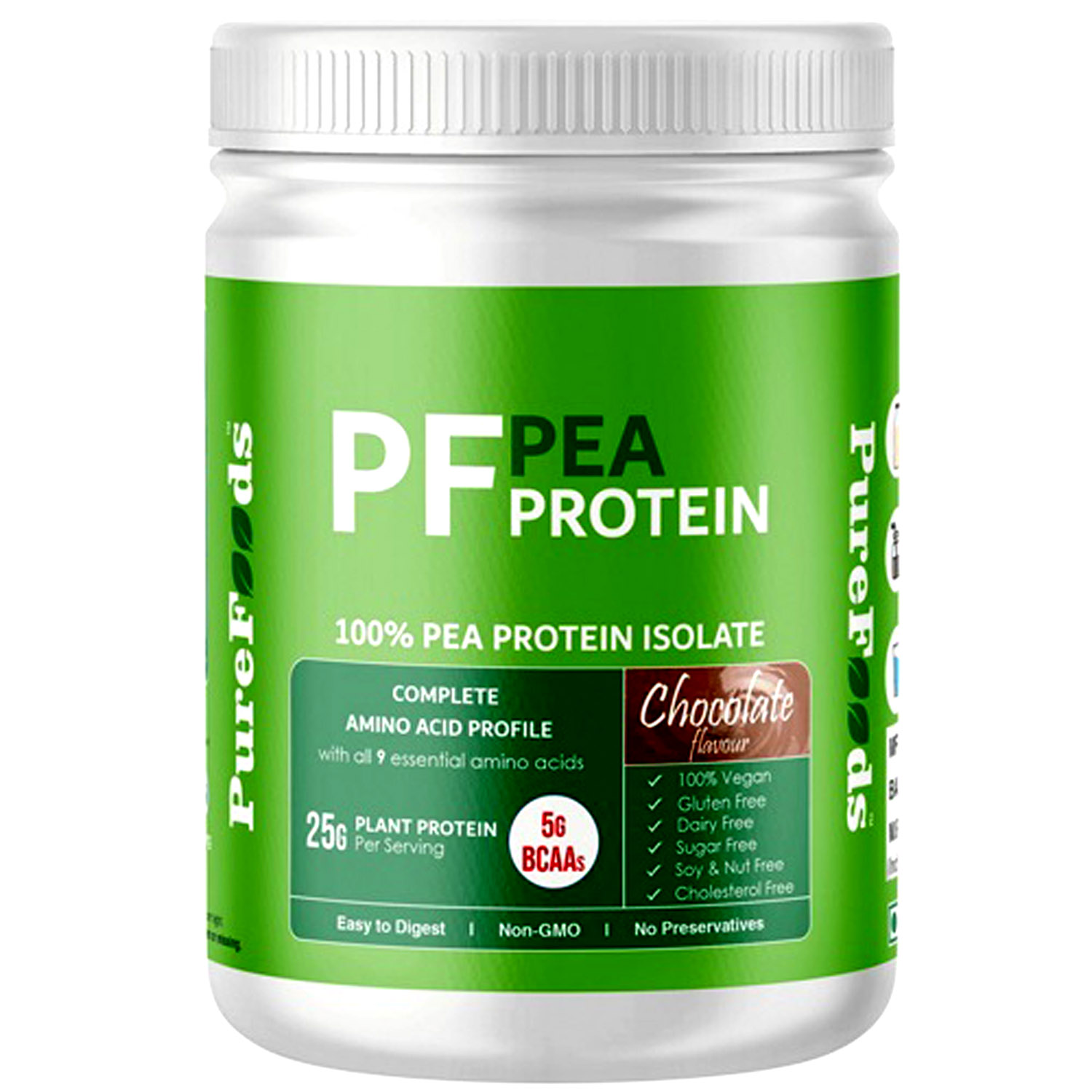 Pure Foods Pf Pea Protein Chocolate, 360 gm Price, Uses, Side Effects